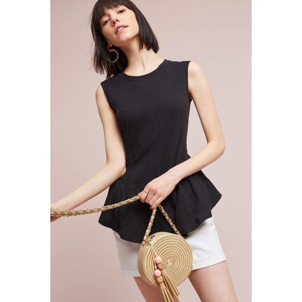 Anthropologie - Eri + Ali Evie Peplum Sleeveless Top